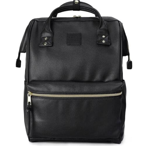 Kah&Kee Leather Backpack Diaper Bag with Laptop Compartment Travel School for Women Man