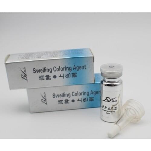 2pcs High Quality Swelling Coloring Agent For permanent Makeup Eyebrow Lips Protect Color Lasts Longer Liquid 15ml