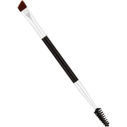 2 in 1 Makeup Tool Bamboo Handle Double Eyebrow with Eyelashes Brushes