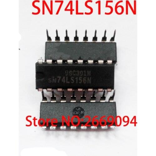 5PCS / 10PCS /50PCS /100PCS 74LS156N DIP16 SN74LS156N SN74LS156N 74LS156 HD74LS156P HD74LS156 74LS156P IC