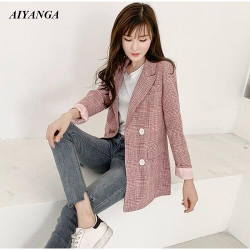 Женские шерстяные пиджаки AIYANGA China At AliExpress