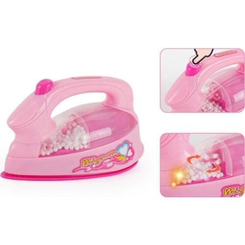 HBB Children Kid Boy Girl Mini Kitchen Electrical Appliance Electric Iron Toy Set Dummy Household Pretended Play Gift