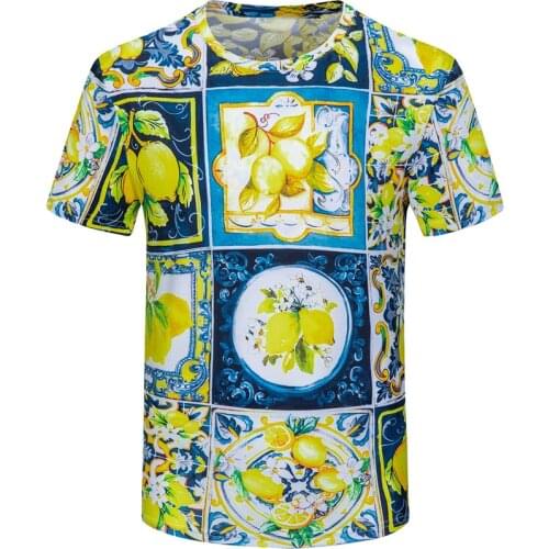 New Printed Tshirt Unisex Fashion Round Neck Short Sleeve Shirt Men And Women T-shirt Plus Size M-3XL