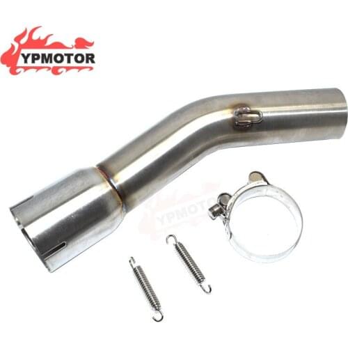 FZ1-N Sport Bike Slip On Middle Link Exhaust Pipe Mid Link Connector Tube Muffler For YAMAHA FZ1 FZ1N FZ 1000 2006-2015 2007