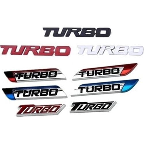 Metal Foliage 3D TURBO Letter Labeling for Mazda3 Axela CX-5 cx5 Garage Trunk Decorative Sign