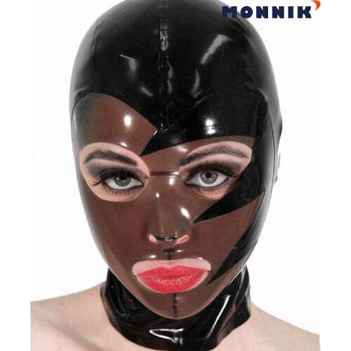 MONNIK latexLatex mask Realistic Latex Mask Open Nostrils and Eyes Rubber Unisex fancy Hood Uniqu