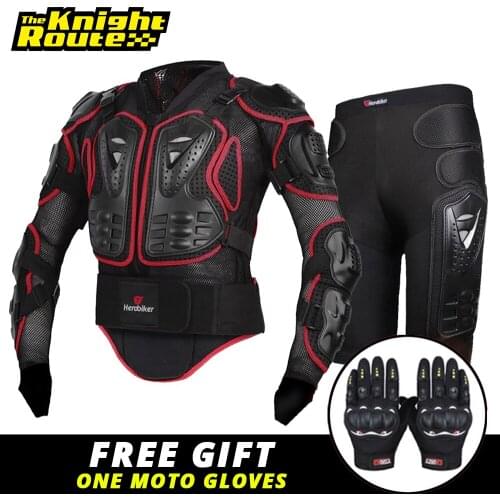 Black Red Motorcycles Armor Protection Motocross Clothing Jacket Protector Moto Pants Back Armor Protector Motorcycle Jackets