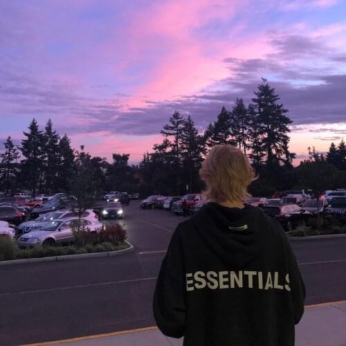 Essentials Reflective Hooded Sweater Mens and Womens Tide Brand Clothes Spring, Autumn and winter thin (thick) coats, lovers