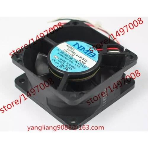 NMB-MAT 2410ML-04W-B19 L01 DC 12V 0.10A 60X60X25mm Server Cooling Fan