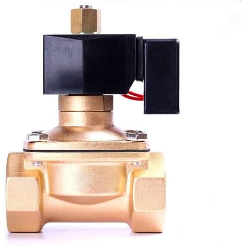 1-1/2" Normally Open Brass 24 Hours Non Hot Energy-saving Solenoid Valve 24V 12V 220V 110V