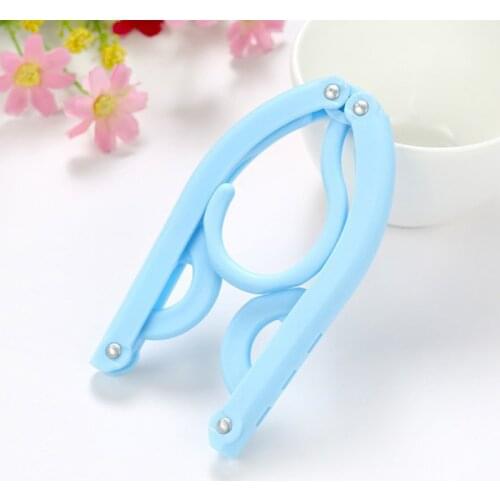 New Portable Travel Clothes Hanger Folding Hangers Space Saving Travel Laundry Supplies-37