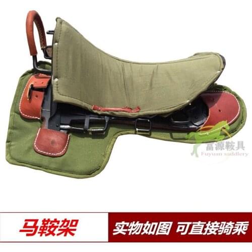 New Comfortable And Durable Saddle Rack Retro Practical Armrests Visitors Saddle Wear-resistant And Breathable Horse Saddle
