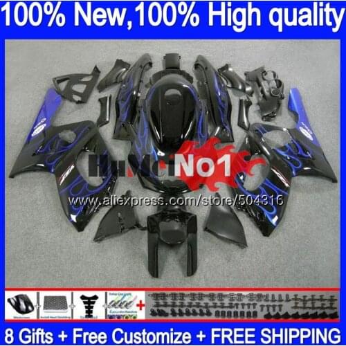 YZF 600R For YAMAHA YZF600R Thundercat 2002 2003 2004 05 06 07 Blue flames 39MC.90 YZF-600R 96 02 03 04 2005 2006 2007 Fairings