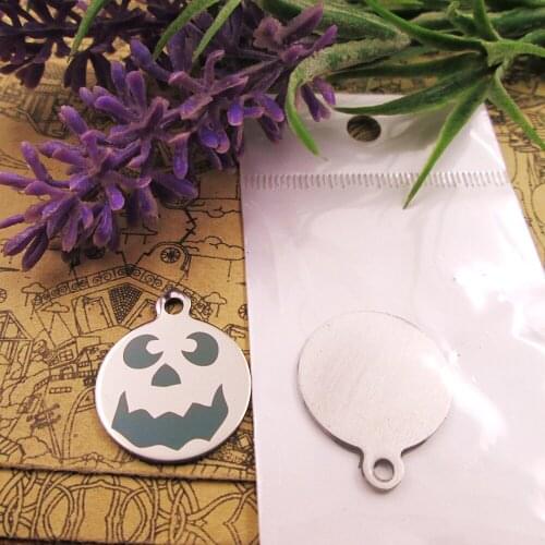 20pcs--"Jack Skellington faces25 "stainless steel charms more style for choosing DIY Charms pendants for necklace