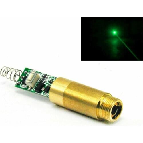 Industrial/Lab 532nm 5mW Green Laser Diode Module Focus Dot Point Light 3.7V-5V Driver