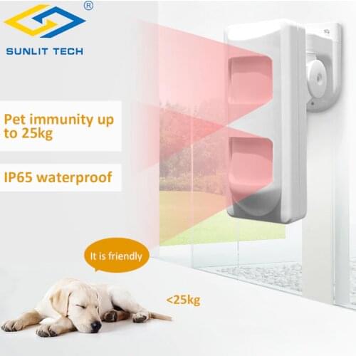 1/2/5pcs Wired Dual PIR+Microwave Motion Sensor Detector Outdoor Waterproof Pet Immunity Friendly Sensor for Home Alarme System