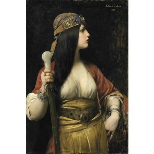 Jules Joseph Lefebvre Judith Art Film Print Silk Poster Home Wall Decor 24x36inch