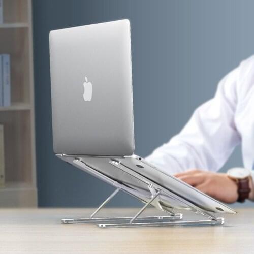 For MacBook Pro Air Cooling Folding Portable Laptop Stand Aluminum Desk Office Stand PC Tablet Holder for Lenovo Asus Dell IPad