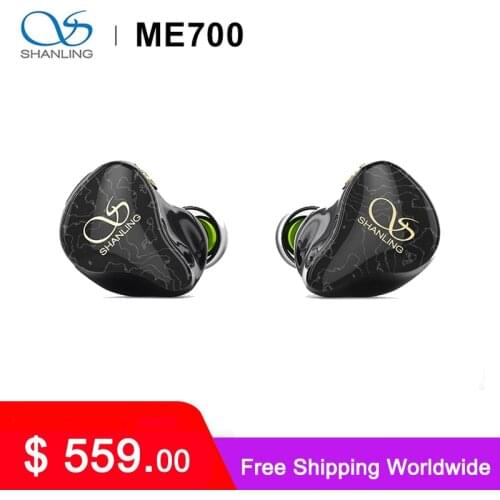 SHANLING ME700 Five-unit Hybrid high-End earphones Hi-Res 2.5mm /3.5mm/4.4mm output MMCX pin HI RES earphones