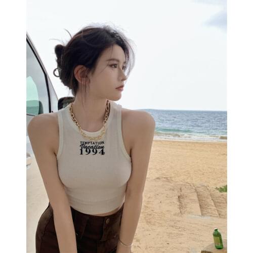 Женские трикотажные майки Zbyzooi China At AliExpress