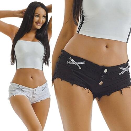 Womens sexy shorts jeans denim new summer cowgirl shorts hot pants Europe and the United States ultra short nightclub