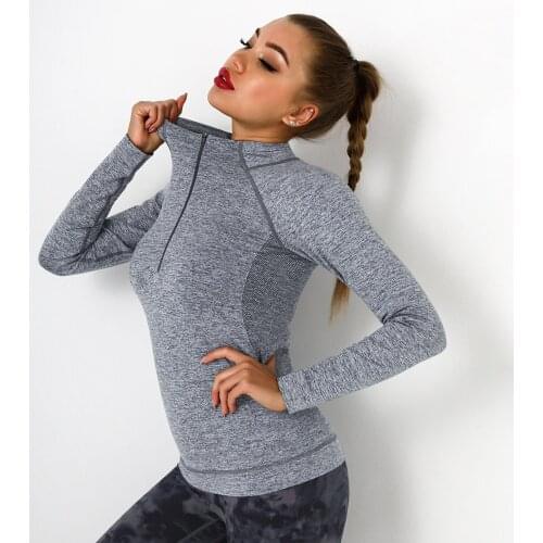 Women Tracksuit Gym Fitness Pocket Push Up Training Running Workout Female Sportswear Jogging Tight Sweater Long Sleeve Clothing