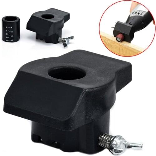 1pc Black Sanding Grinding Guide Attachment Drill Locator Positioner Rotary Tool Accessories Mayitr Mayitr