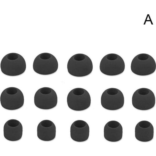 15pcs In-ear Headphones Ear Caps For Airpods Pro Black White Soft Silicone Earbuds Ear Sleeve Headphone Protective Cover