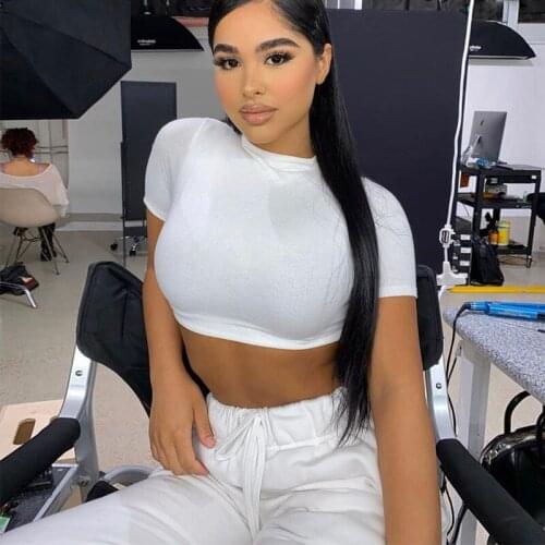 2021 All Season Fashion Sportsuit Womens Sportswear Casual Solid Corset Top Long Trousers Two-Piece Suit