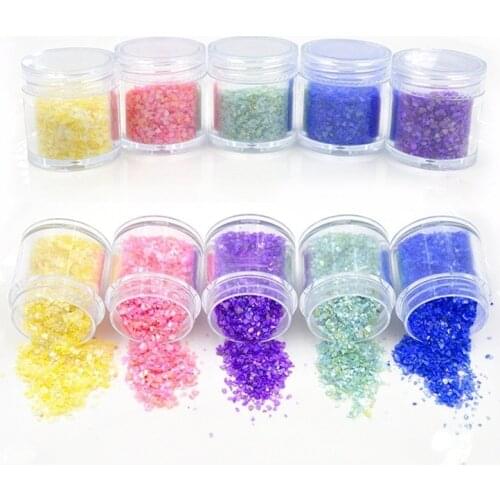 5 Color Pieces Shells Fillings for Jewelry Making Silicone Mold Resin Craft DIY Accessories