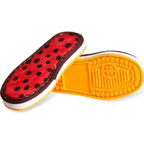 5 pairs Wholesale Diy Hand Knitting Materials Slippers Sole Rubber Outsole Crochet Needles Indoor Slippers For Men Women Diy