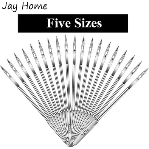 50Pcs Sewing Machine Needles Universal Regular Point for Sewing Machines Size 65/9,75/11,90/14,100/16,110/18 Sewing Accessories