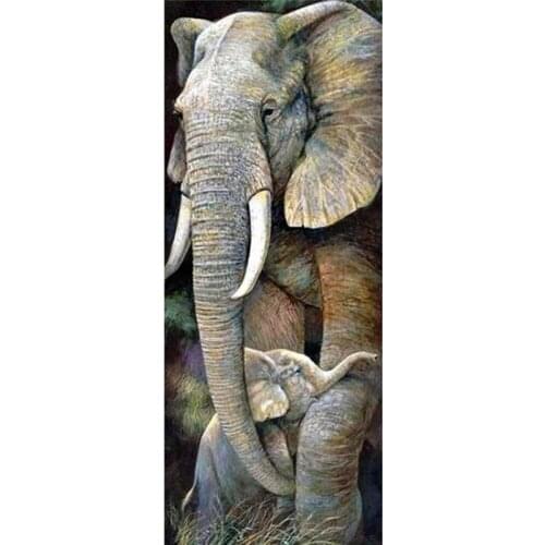 5D Diamond Painting Kits Elephant Full Round Diamond Embroidery Animals Picture of Rhinestone Cross Stitch Home Decor. Painting