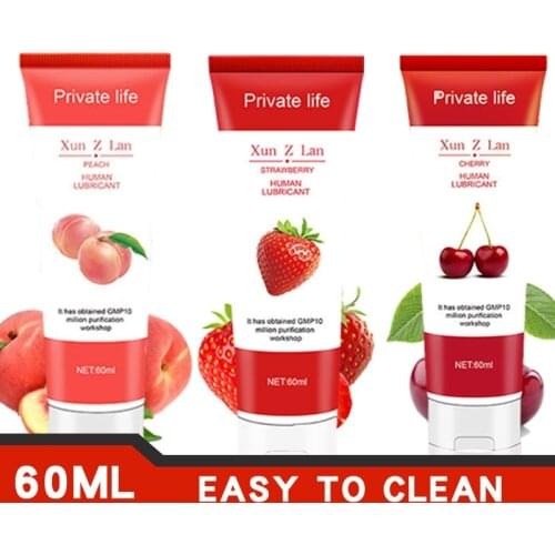 60ML Water-soluble Lubricants Gay Anal Sexoral Sex Oil Lubricant Vagina Massage Oil Adult Sex Products
