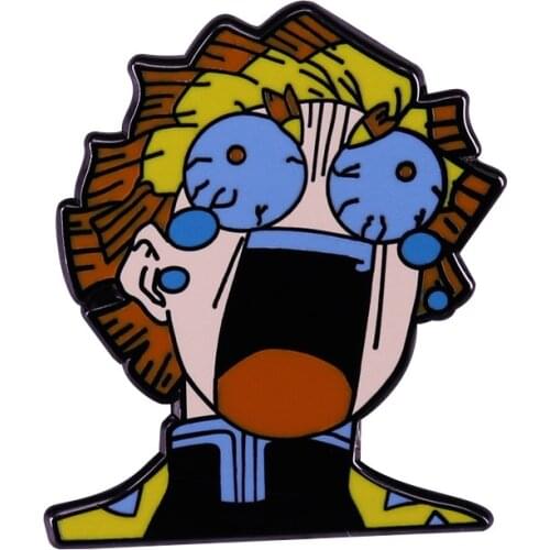 Anime Lovers Accessories Demon Slayer Kimetsu no Yaiba Agatsuma Zenitsu Cartoon Enamel Metal Clothes Coat Lapel Badge Brooch Pin