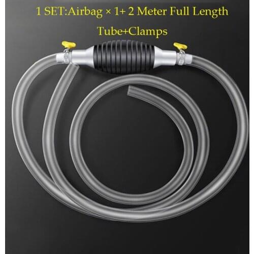 Large-Flow Car Fuel Tank Sucker Oil Transfer Car Fuel Pump Petrol Diesel Liquid Manual Pump Syphon Fuel Saver Car Fuel Gas Pump
