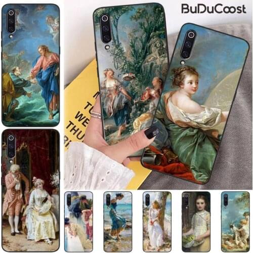 Renaissance art Phone Case Cover For Xiaomi Mi 9 9T CC9 CC9E 8 SE Pro A2 Lite 6X 5 A3 A1 Max Mix 2 3