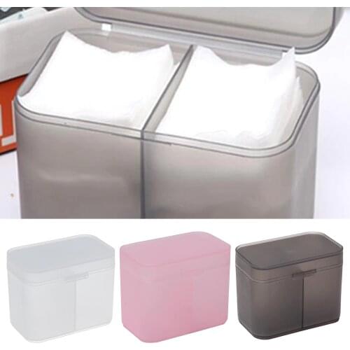 Cotton Swab Holder Makeup Storage Box Organizer Plastic Storage Box Nail Cosmetic Accessories