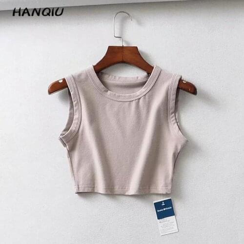 Женские укороченные майки HANQIU China At AliExpress