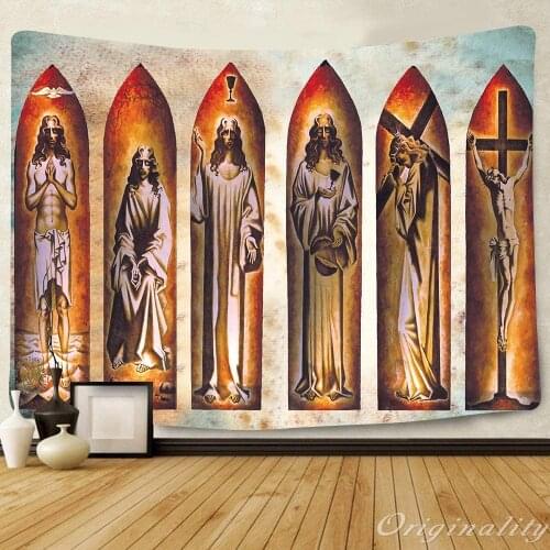 Jesus Christ Crucifix Wall Angel In Heaven Wall Hanging Room Decor