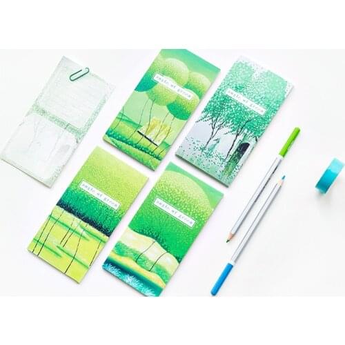Nature green note pad memo pad(1pack=30pieces)
