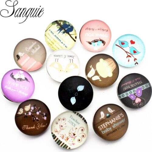 New Arrival 12pcs/lot glass animal 18mm snap buttons bird leather clasp snap button bracelet snap Bangles jewelry