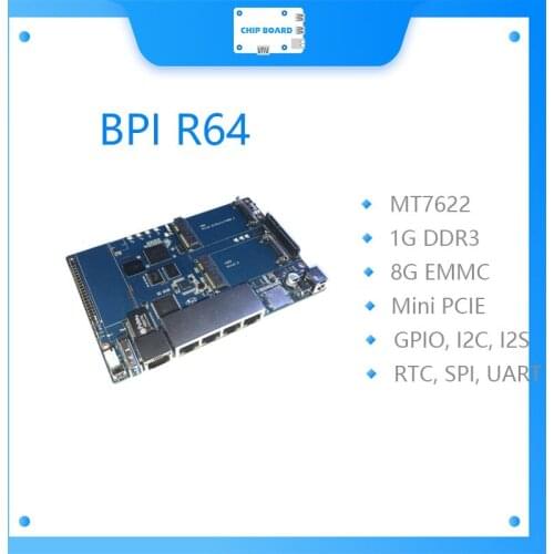 Newest arrive Banana PI BPI R64 MT 7622 Opensource Router