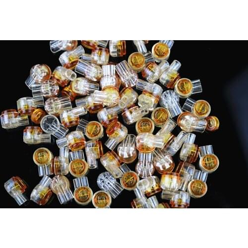 50pcs K1 Connector Crimp Connection Terminals K1 Connector Waterproof Wiring Ethernet Cable Telephone Cord Terminals