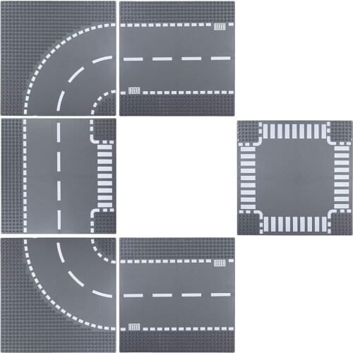 EKIND 10" x 10" Road Base Brick Plate Compatible with All Major Brands, Bases for City Roads, Towns and Garages and More