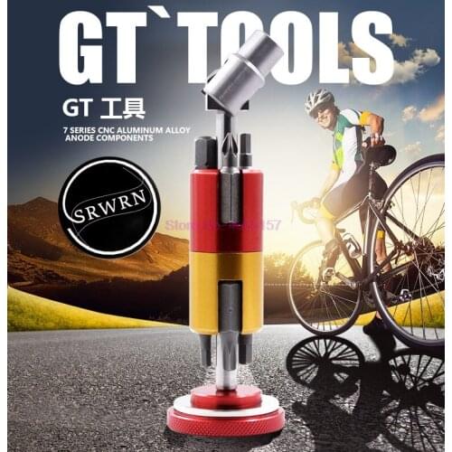 By DHL 50pcs Bike bicycle Repair Tool Six Angle Hidden Type T25 Combination Multifunctional Accessory