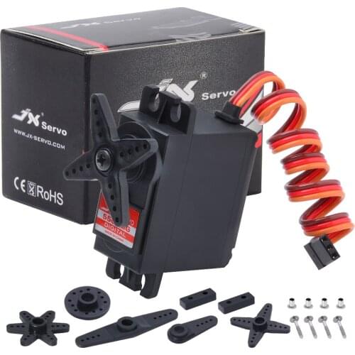 JX Servo PDI-5508MG 8KG Large Torque Metal Gear Digital Coreless Servo for Helicopter RC Car Truck Buggy Robot Arm Boat