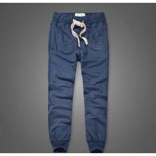 Sweatpants Men Cotton Solid Color Jogging Athletic Wear Midweight Hight Quality