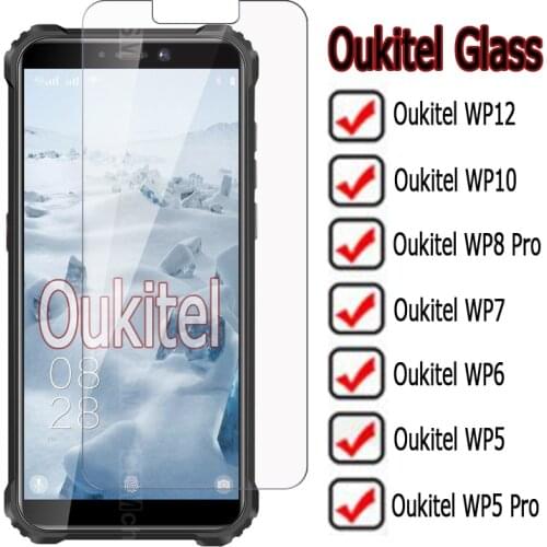 Glass For Oukitel WP12 Cover Phone Front Screen Scratch Proof Protector Film For Oukitel WP10 WP6 WP7 WP5 WP8 Pro Tempered Glass