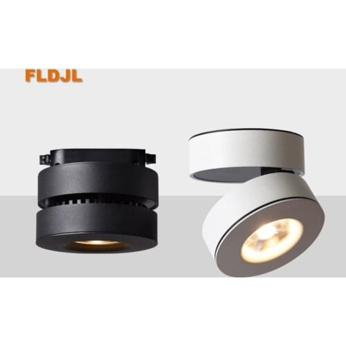 High quality Dimmable Surface Mounted LED Downlights 10W12W COB LED Ceiling Lamp Spot Lights AC110-220V LED Lamp Indoor Lighting